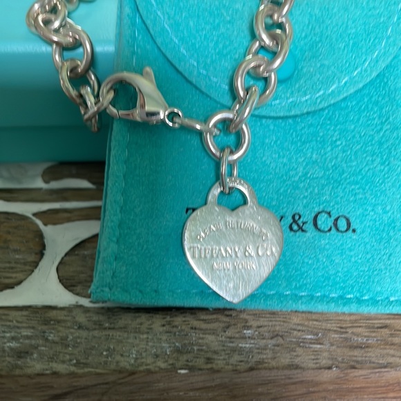 💙RTT Heart Tag Bracelet Sterling Silver excellent💙 - Picture 2 of 11